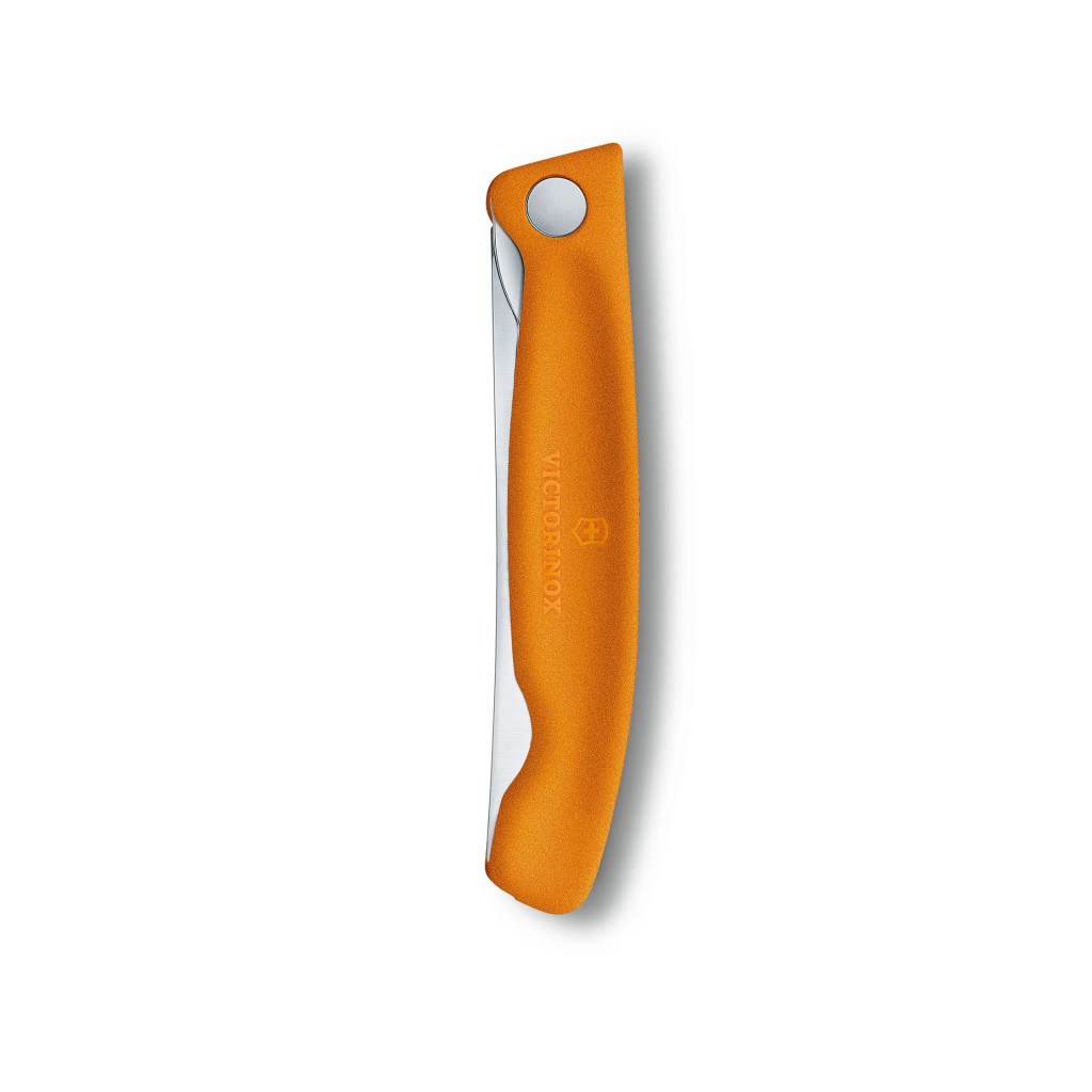 Кухонный нож Victorinox SwissClassic Foldable Paring 11 см Serrated Yellow (6.7836.F8B) изображение 4