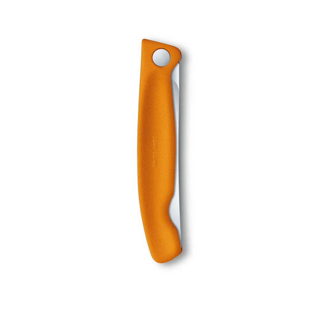 Кухонный нож Victorinox SwissClassic Foldable Paring 11 см Serrated Yellow (6.7836.F8B) изображение 5
