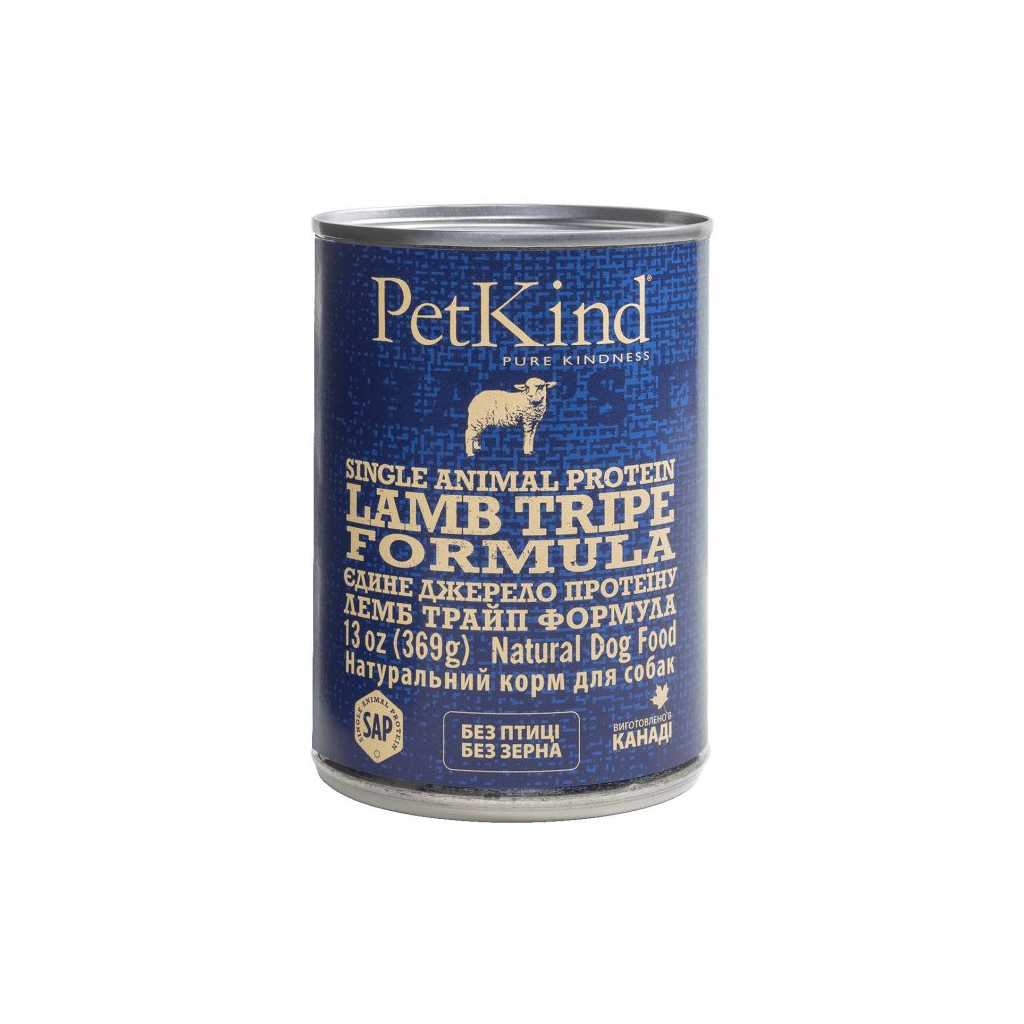 Консервы для собак PetKind Lamb Tripe Single Animal Protein Formula 369 г (Pk00590)