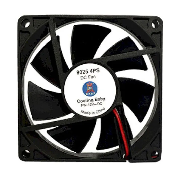 Кулер до корпусу Cooling Baby 8025 4PS