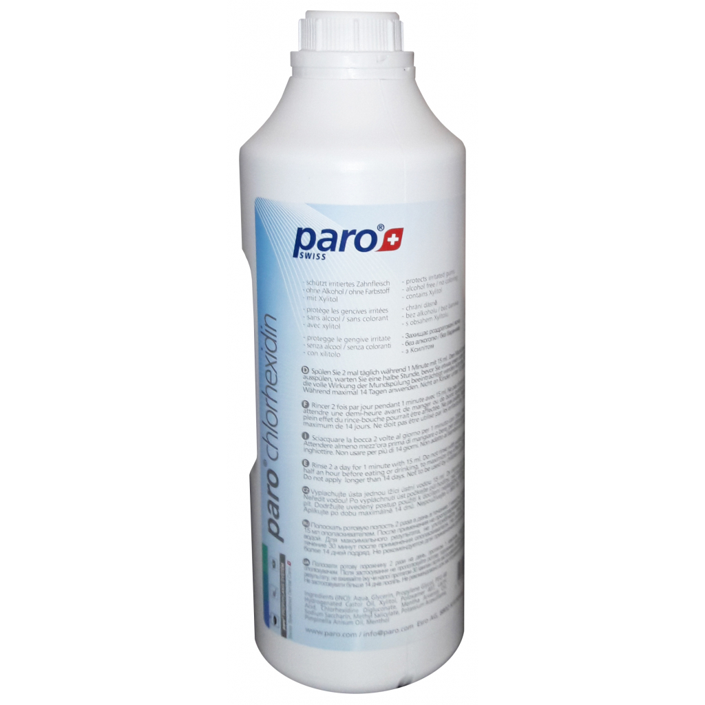 Ополаскиватель для полости рта Paro Swiss с хлоргексидином 0.12% 2 л (7.2692)
