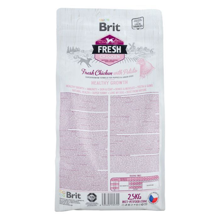 Сухий корм для собак Brit Fresh Chicken/Potato Puppy 12 кг (8595602530717) зображення 2