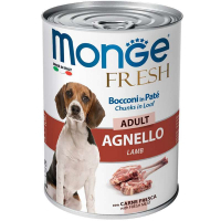 Консерви для собак Monge Dog Fresh ягня 400 г (8009470014571)