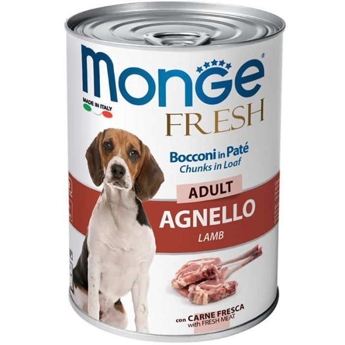 Консервы для собак Monge Dog Fresh ягненок 400 г (8009470014571)