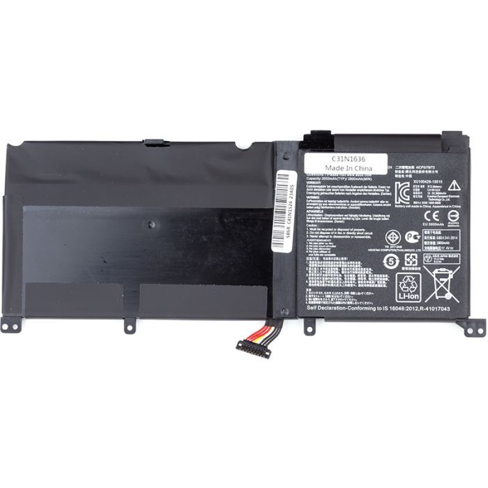 Аккумулятор для ноутбука ASUS ROG G501VW (C41N1524) 15.2V 3950mAh (NB431472)