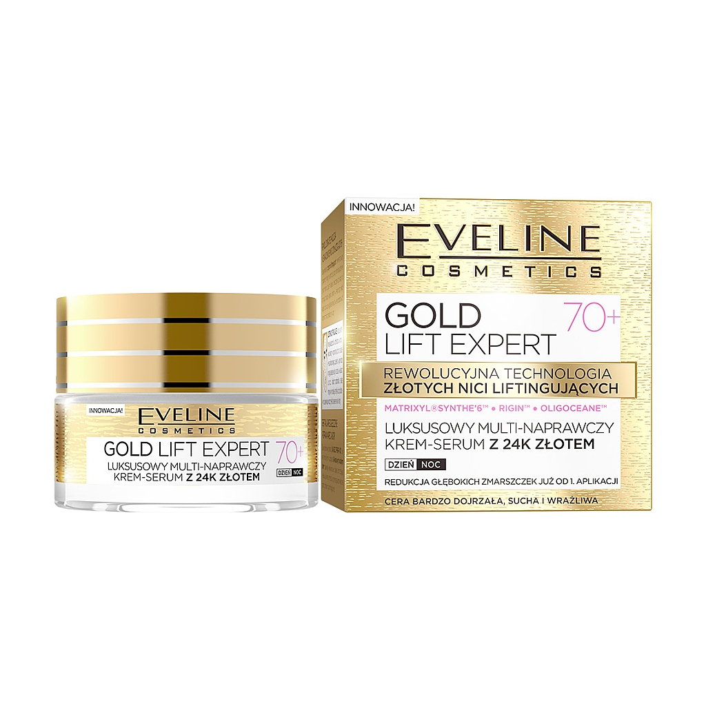 Крем для лица Eveline Cosmetics Gold Lift Expert 70+ 50 мл (5901761941968)
