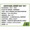 Конструктор Cobi Самоходная мортира Карл 1:28, 1574 деталей (COBI-2560) изображение 12