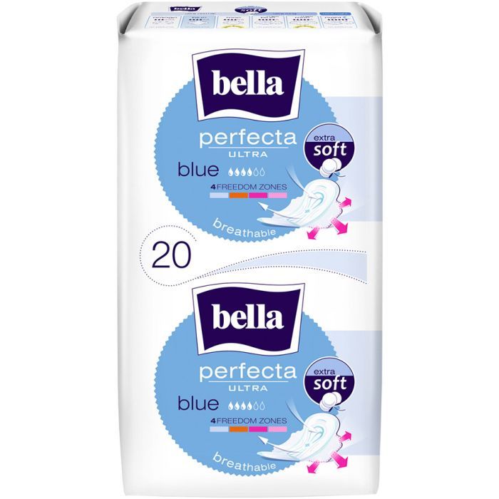 Гигиенические прокладки Bella Perfecta Blue Soft Ultra 20 шт. (5900516305888/5900516305253)