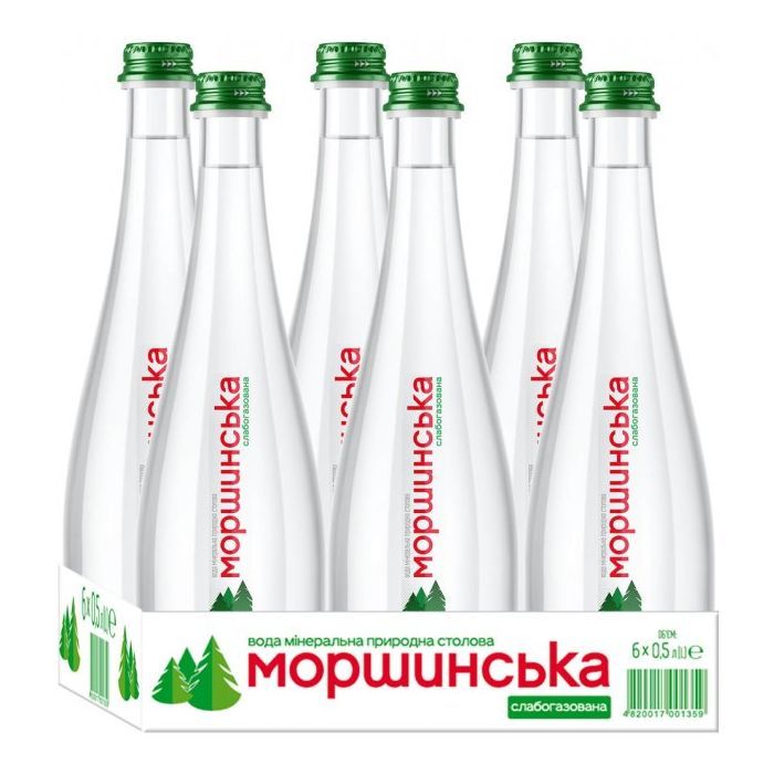 Мінеральна вода Моршинська Преміум 0.5 сл/газ скл. (4820017000239) зображення 2