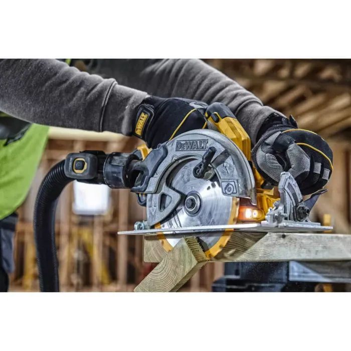 Дисковая пила DeWALT 18В XR Li-Ion, диск 184х16 мм (без АКБ та ЗП) (DCS570N) изображение 11