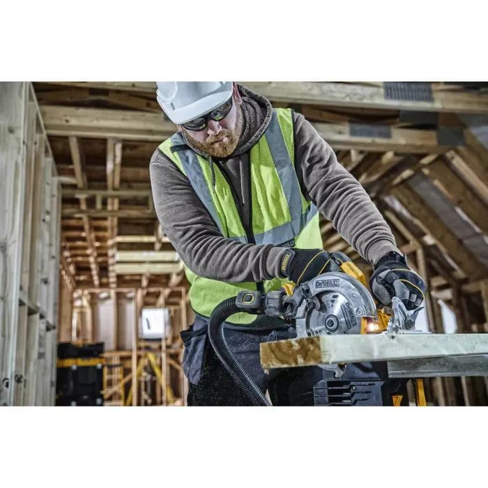 Дисковая пила DeWALT 18В XR Li-Ion, диск 184х16 мм (без АКБ та ЗП) (DCS570N) изображение 12
