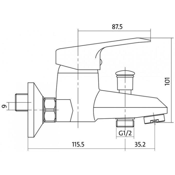 Смеситель Cersanit AMET (S951-003) изображение 2