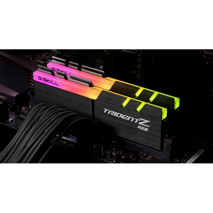 Модуль памяти для компьютера DDR4 32GB (2x16GB) 3600 MHz Trident Z RGB G.Skill (F4-3600C16D-32GTZRC) изображение 4