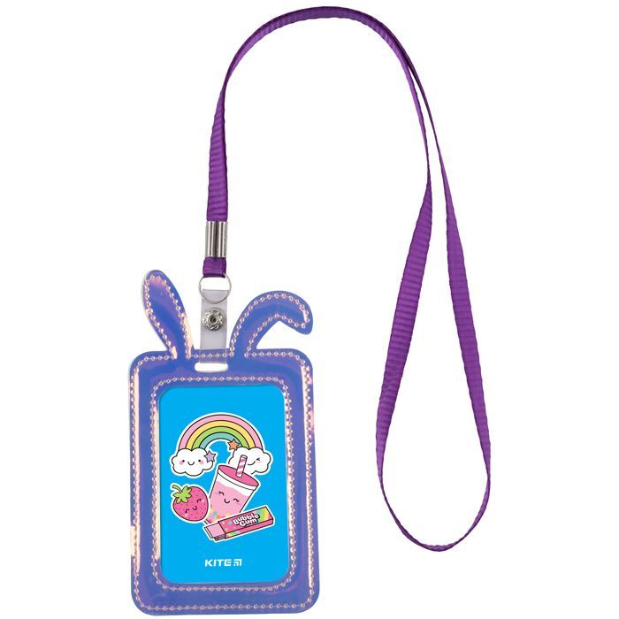 Бейдж Kite Bunny, с голографическим эффектом, зеленый (K22-449-03) > цены в Киеве и Украине Бейдж Kite Bunny, с голографическим эффектом, зеленый (K22-449-03)