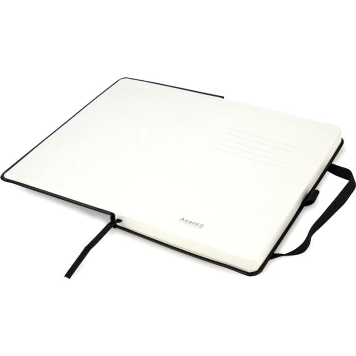 Книга записна Axent Partner, 125x195 мм, 96 аркушів, крапка, чорна (8306-01-A) зображення 5