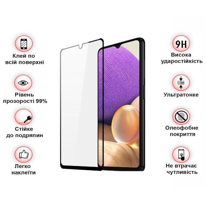 Скло захисне BeCover Samsung Galaxy A32 5G SM-A326 Black (708251) зображення 3