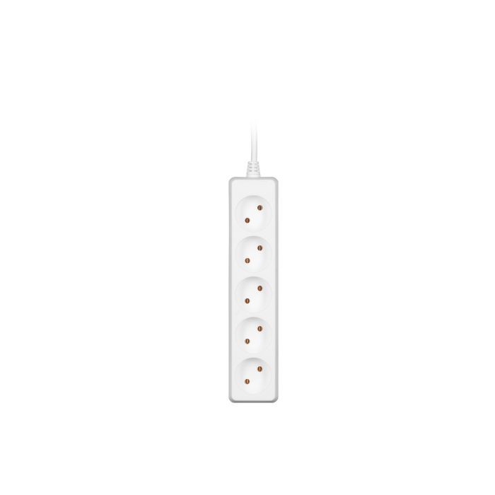 Сетевой удлинитель 2E 5XCEE7/17, 1.5м, white (2E-U0510M1.5) изображение 2