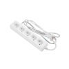 Сетевой удлинитель 2E 5XCEE7/17, 1.5м, white (2E-U0510M1.5)