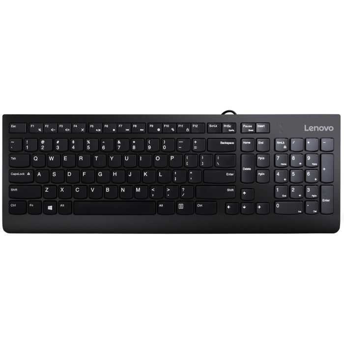 Клавиатура Lenovo 300 USB UA Black (GY41D64869)