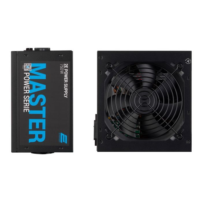 Блок питания 2E MASTER POWER (750W), >80, 80+ White, 120mm, 1xMB 24pin(20+4), 1xCPU 8pin(4+4), 3xMolex, 5xSATA, (2E-MP750-120APFC) изображение 2