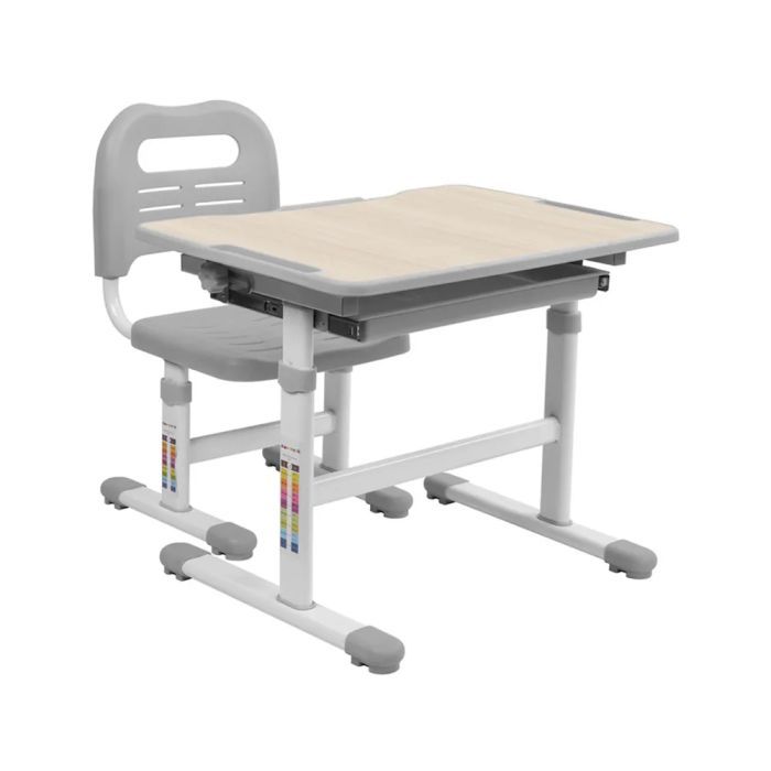 Парта зі стільцем FunDesk Piccolino Grey (211459)