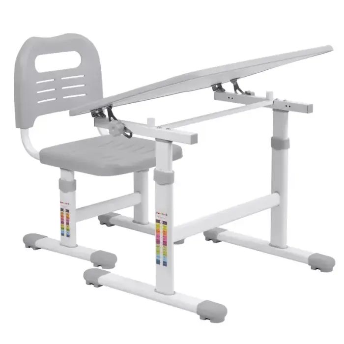 Парта со стулом FunDesk Piccolino Grey (211459) изображение 3