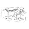 Парта зі стільцем FunDesk Piccolino Grey (211459) зображення 4
