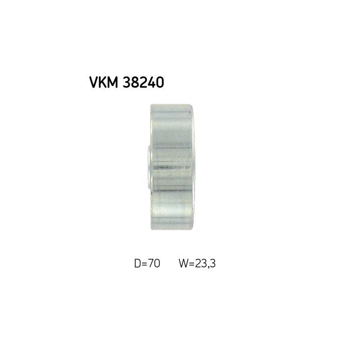 Ролик натяжителя ремня SKF VKM 38240 изображение 4