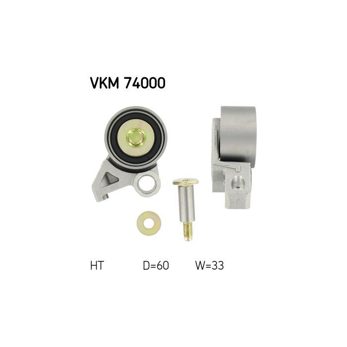 Ролик натяжителя ремня SKF VKM 74000