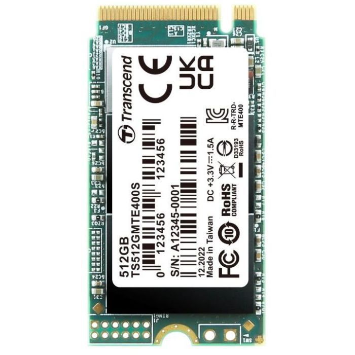 Накопичувач SSD M.2 2242 1TB Transcend (TS1TMTE400S)