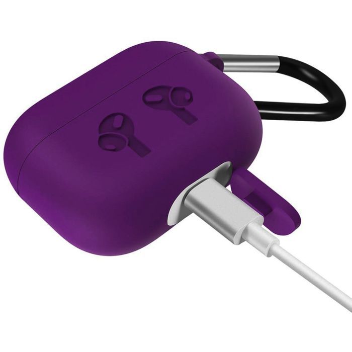 Чохол для навушників BeCover Silicon Protection для Apple AirPods Pro Light Purple (704499) зображення 3