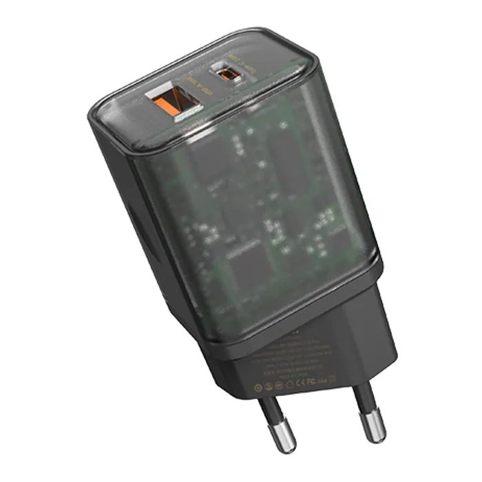 Зарядное устройство Proda Xinrui A49 Fast Cherge 20W + Quick Charge (PD-A49-BK)