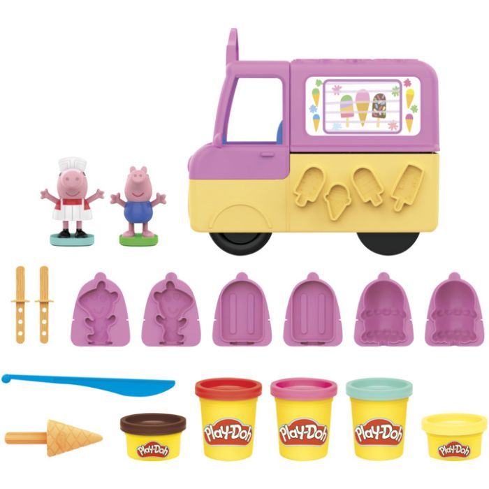 Набор для творчества Hasbro Play-Doh Машинка с мороженым Свинки Пеппы (F3597) изображение 2