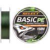 Шнур Select Basic PE 150m Dark Green 0.22mm 30lb/13.6kg (1870.18.72)