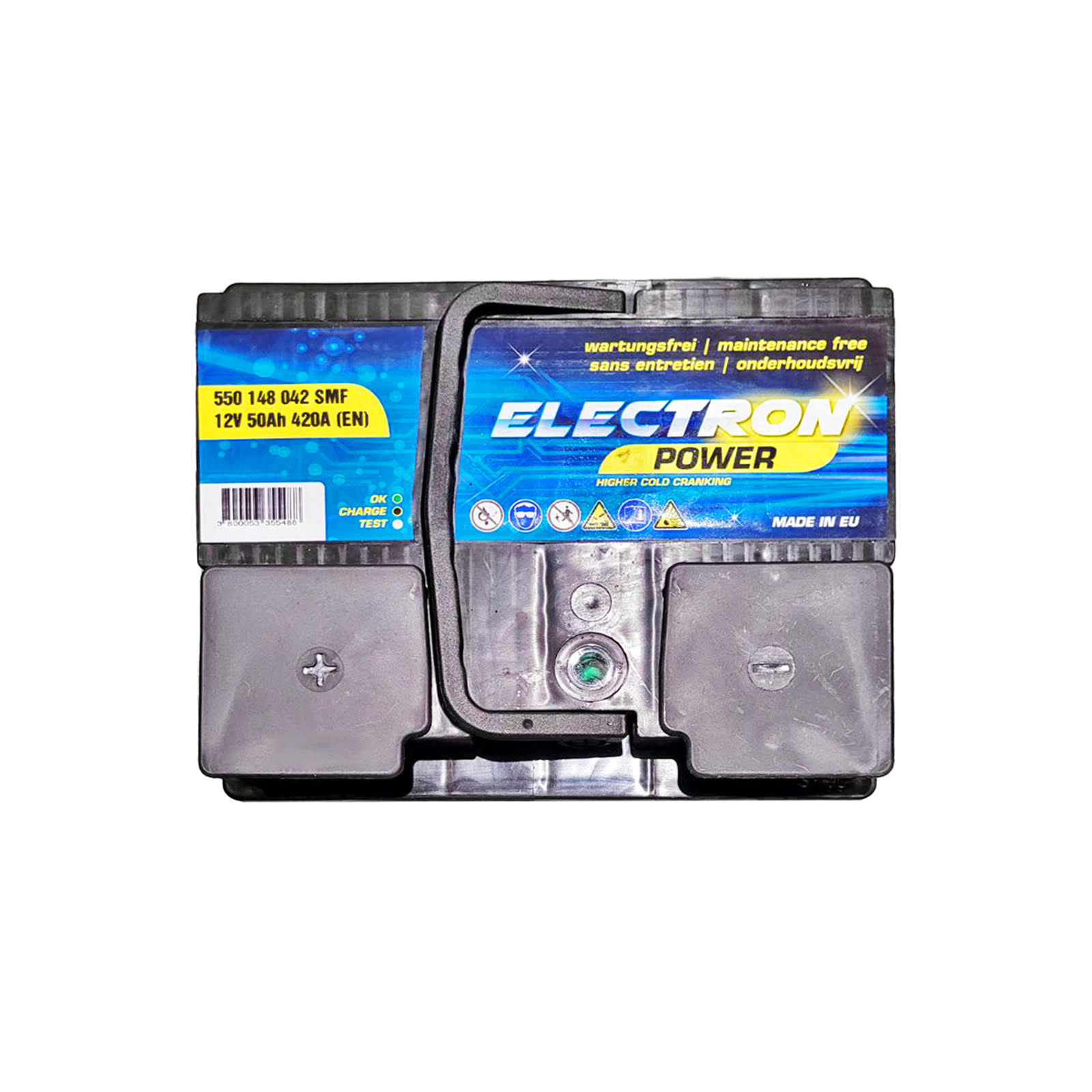 Аккумулятор автомобильный ELECTRON POWER 50Ah (+/-) (420EN) (550 148 042 SMF) изображение 2