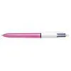 Ручка масляна Bic 4 in 1 Colours Shine Pink рожева (bc982875)