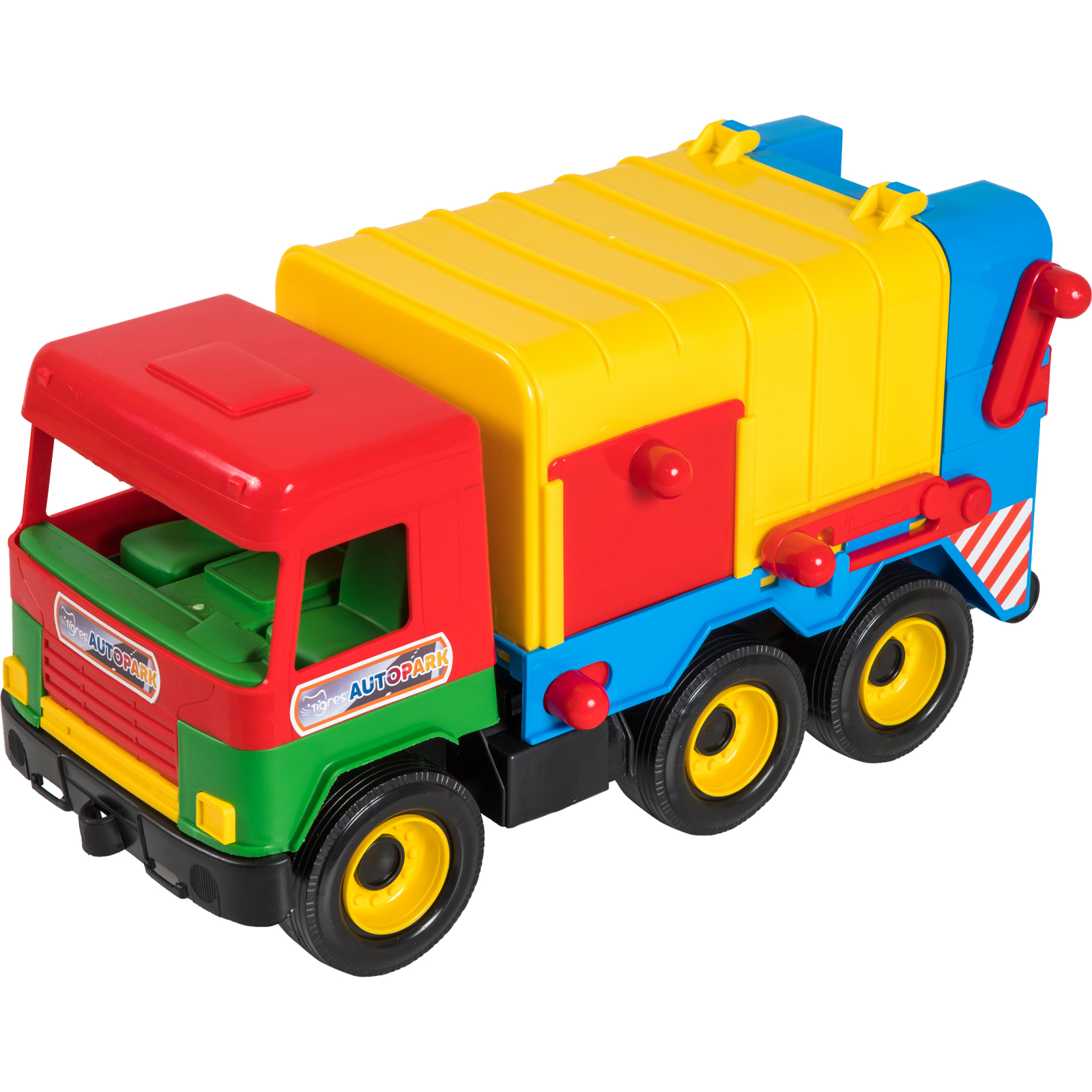 Спецтехніка Tigres "Middle truck" сміттєвоз жовтий (39224)
