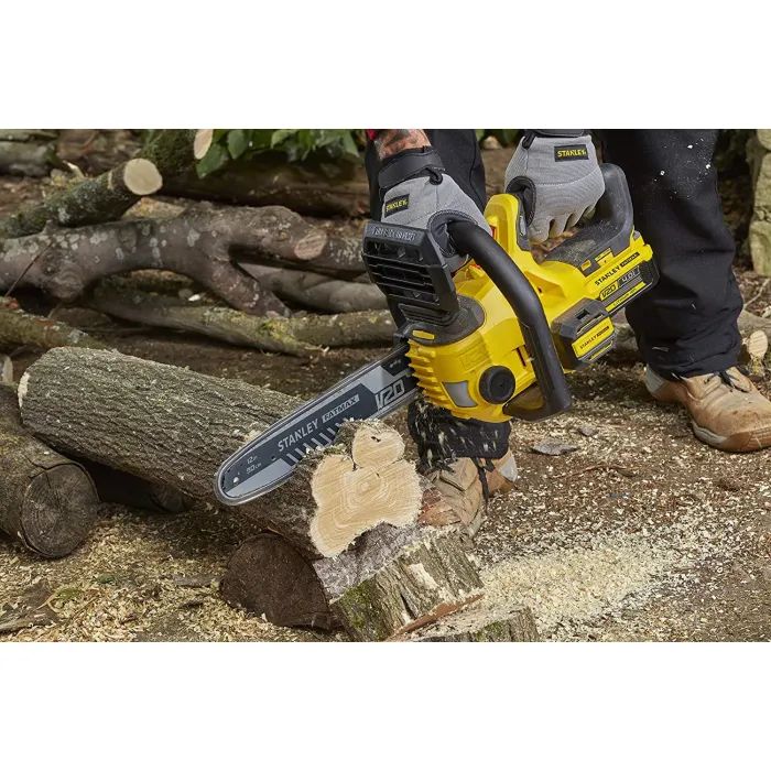 Цепная пила Stanley FatMax, 20V, 4Ah, шина 30 см, цепь 3/8'' (SFMCCS630M1) изображение 5