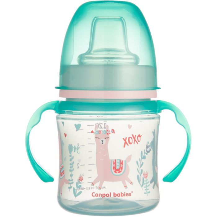 Поильник-непроливайка Canpol babies EasyStart 120 мл - Sweet Fun зелена (35/207_gre)