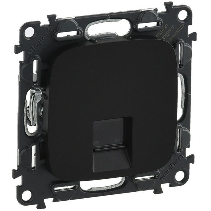 Компьютерная розетка Legrand Furniture RJ45 Кат.5е UTP Антрацит (753950)
