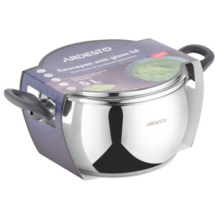 Каструля Ardesto Gemini Cremona 5.0 л (AR4350GA) зображення 4