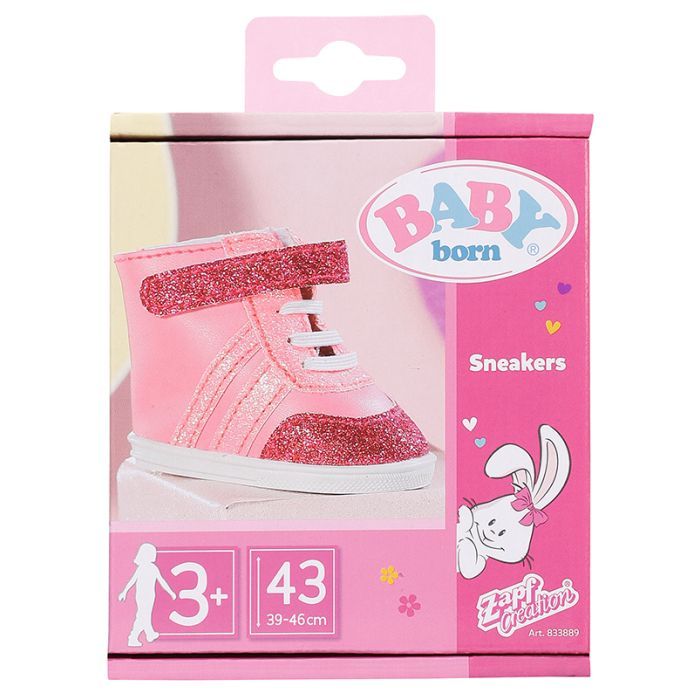 Аксессуар к кукле Zapf Обувь для куклы Baby Born - Розовые кеды (833889)