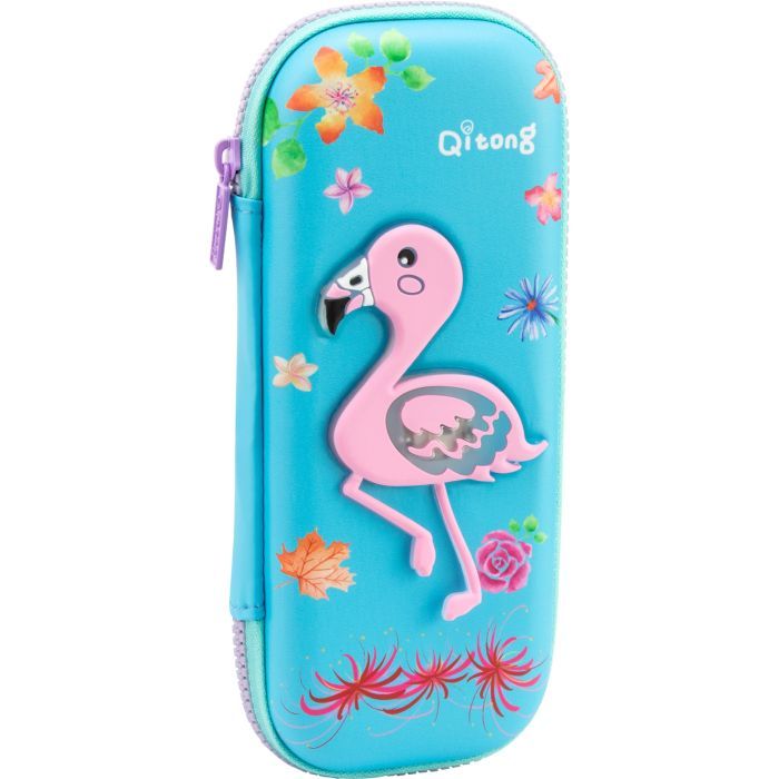 Пенал Cool For School с LED-аппликацией 1 отделение Розовый (QT-5759-Pink)