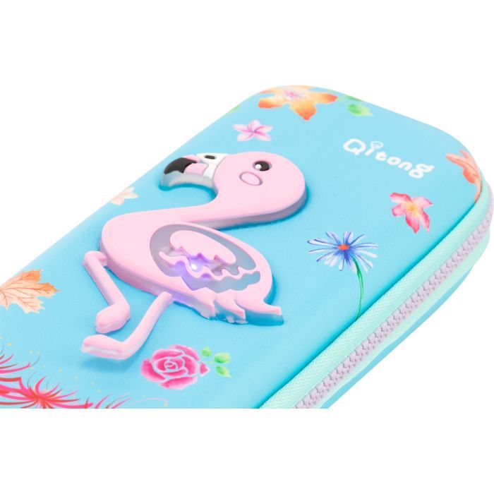 Пенал Cool For School с LED-аппликацией 1 отделение Розовый (QT-5759-Pink) изображение 3