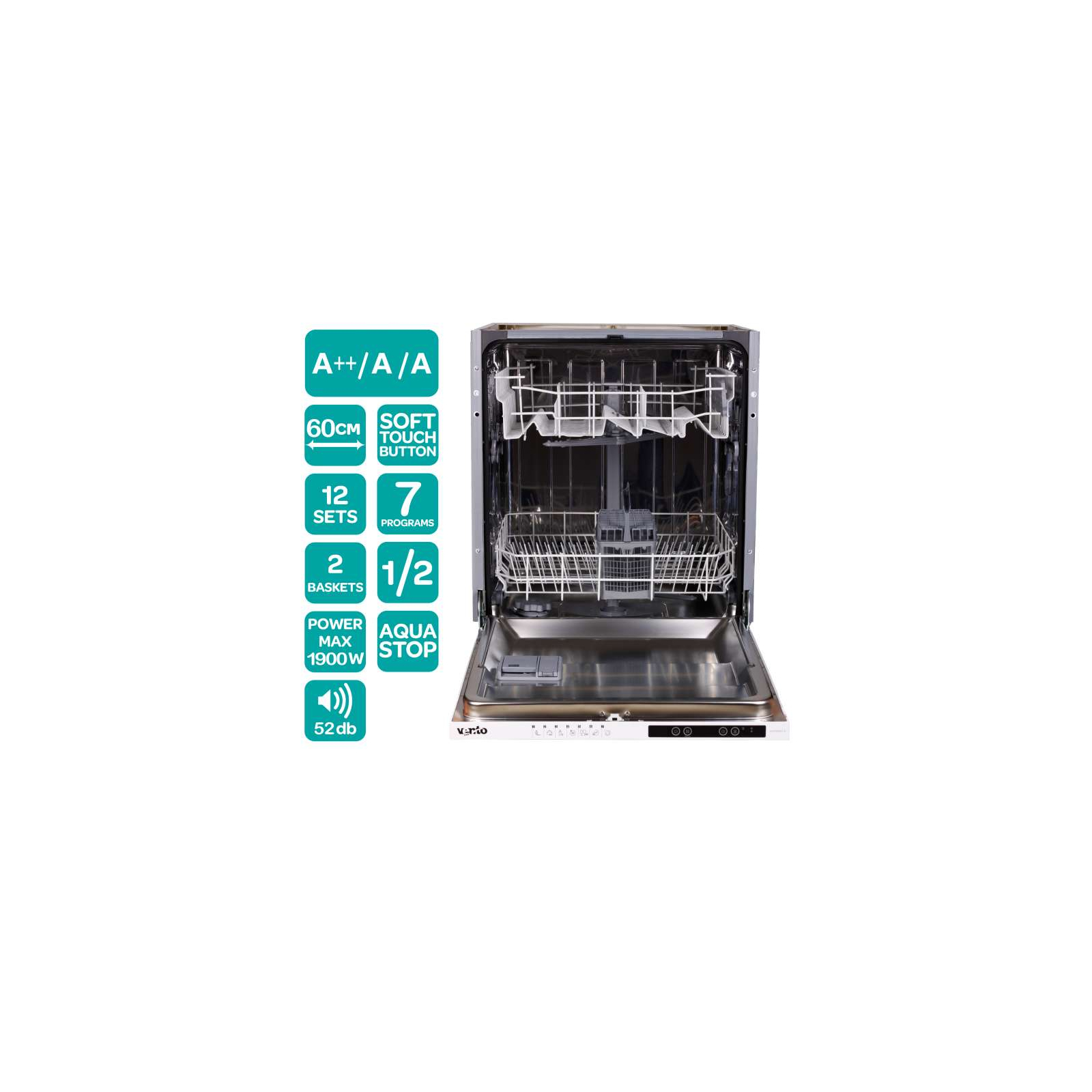 Посудомийна машина Ventolux DWT6007 A зображення 4