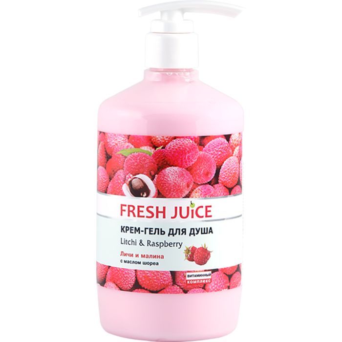 Гель для душа Fresh Juice Litchi & Raspberry 750 мл (4823015936166)