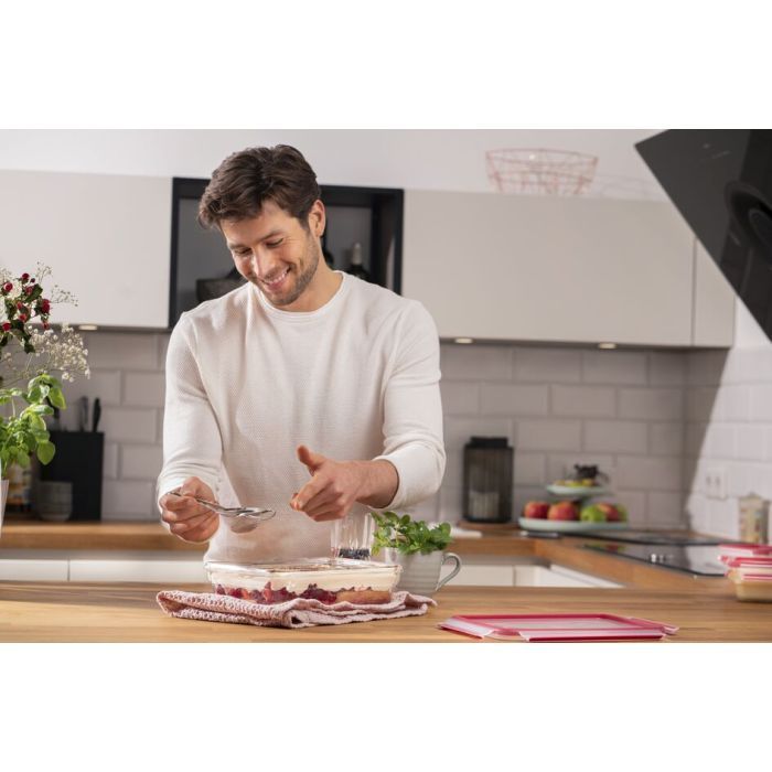 Пищевой контейнер Tefal Masterseal Glass Red 2 л (N1041110) изображение 5