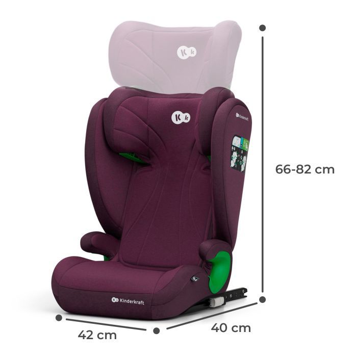 Автокресло Kinderkraft Junior Fix 2 i-Size Graphite Black (KCJUFI20BLK0000) (5902533921560) изображение 12