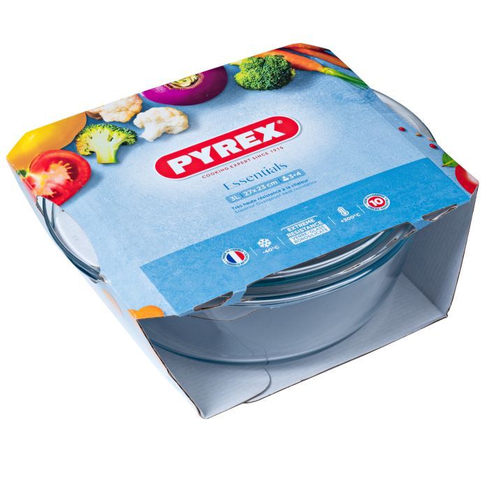 Кастрюля Pyrex Essentials 2.2 л + 0.8 л (208A000/7643)