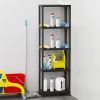 Стеллаж Plastmeccanica Universal Vent пластиковый 5 полок 60х30х180 см черный (5137) изображение 2